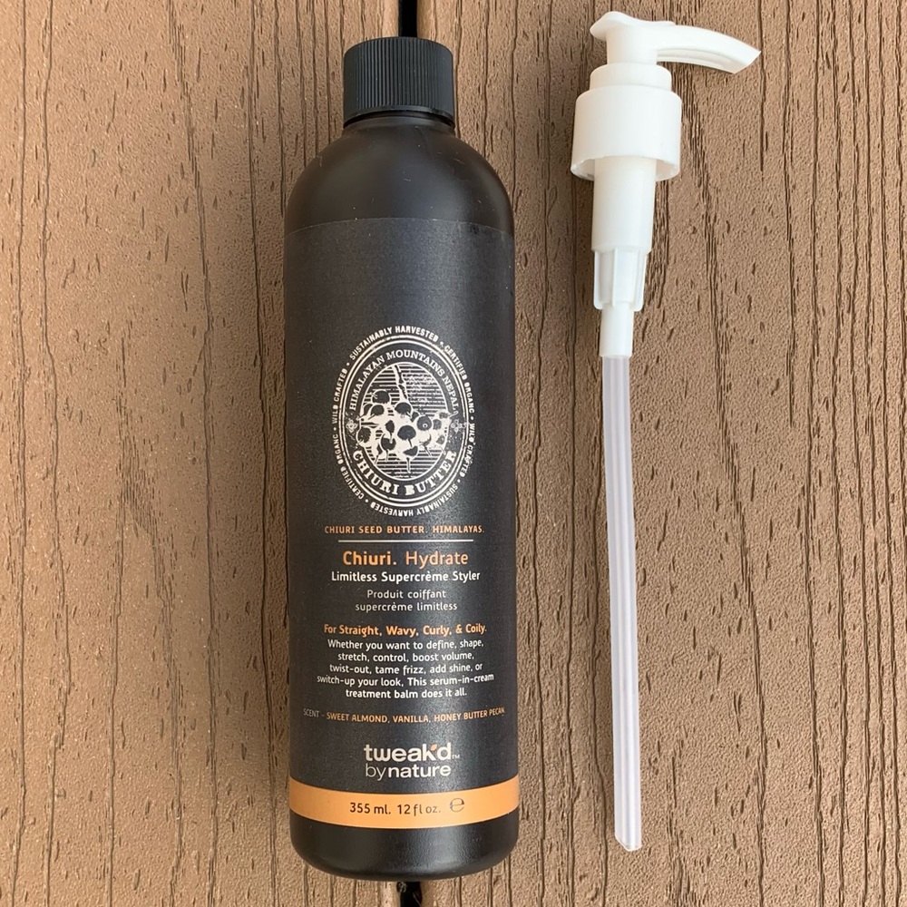 TWEAK’D BY NATURE CHIUIRI 12oz STYLER CREAM WITH PUMP - SEALED NWTS!